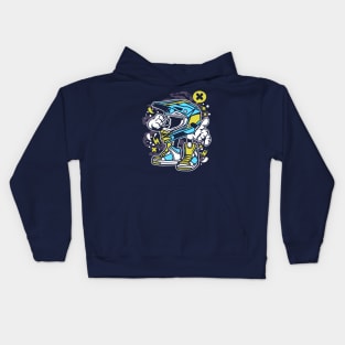 Off-road motorcycle racing Kids Hoodie